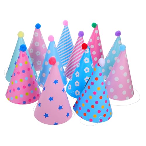 Milisten 12 Stück Teiliges Geburtstags-partyset mit Bunten Papierkegelhüten für Jungen und Leichte Farbenfrohe Partyhüte mit Pompons für Feierdekoration und Fotozubehör Milisten 12 Stück Teiliges Geburtstags-partyset mit Bunten Papierkegelhüten für Jungen und Leichte Farbenfrohe Partyhüte mit Pompons für Feierdekoration und Fotozubehör von Milisten