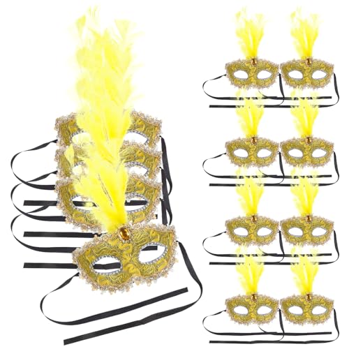 Milisten 12 Stück Teiliges Leichte Cosplay Plume Masken für Karneval und Halloween Bequeme Dekorative Halbmaske für Damen und Herren für Maskenbälle und Festlichkeiten Milisten 12 Stück Teiliges Leichte Cosplay Plume Masken für Karneval und Halloween Bequeme Dekorative Halbmaske für Damen und Herren für Maskenbälle und Festlichkeiten von Milisten