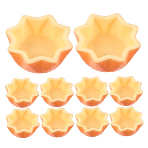 Milisten 12 Stück Teiliges Mini Kuchenformen für Puppenhaus Realistische Nachbildung DIY Bastelset für Künstliche Cupcake Förmchen für Dekoration Lernspielzeug Kreatives Backen von Milisten