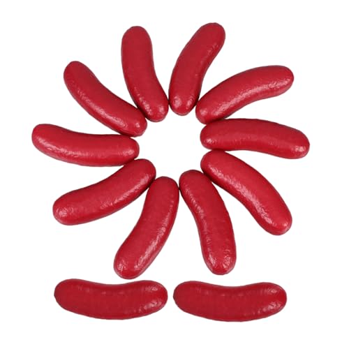 Milisten 12 Stück Teiliges Realistische Fake Hot Dog Modelle mit Hohlem Kern Ultraleicht und Langlebig Dekorative Künstliche für Küchen-deko Fotorequisiten und Markt-displays von Milisten