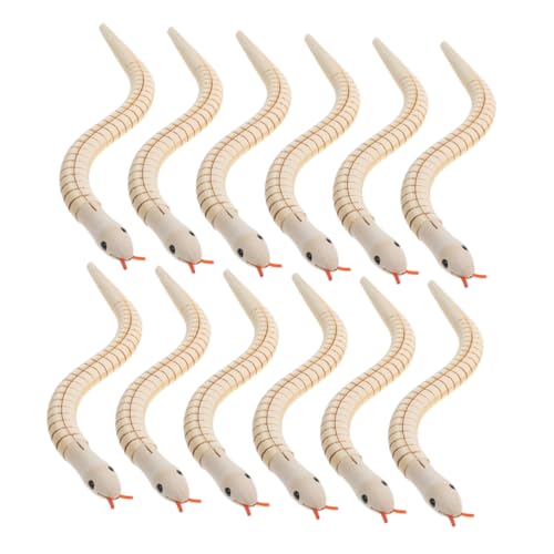 Milisten 12 Stück Teiliges Set Natürliche Flexible Holzspielzeug Schlangen aus Unbehandeltem Holz Kindgerechte Langlebige Holzschlangen Figuren für Basteln Geburtstagsfeiern und Milisten 12 Stück Teiliges Set Natürliche Flexible Holzspielzeug Schlangen aus Unbehandeltem Holz Kindgerechte Langlebige Holzschlangen Figuren für Basteln Geburtstagsfeiern und von Milisten