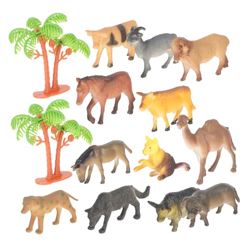 Milisten 12 Stück Teiliges Set Realistische Bauernhoftier Figuren aus Kunststoff Lernspielzeug für Tierfiguren für Partys und Dekoration oder Fotorequisite Milisten 12 Stück Teiliges Set Realistische Bauernhoftier Figuren aus Kunststoff Lernspielzeug für Tierfiguren für Partys und Dekoration oder Fotorequisite von Milisten