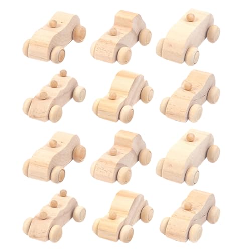 Milisten 12 Stück Teiliges Unbemalter Holzautos zum Basteln DIY für Fördert Kreativität und Feinmotorik für Bastelprojekte Milisten 12 Stück Teiliges Unbemalter Holzautos zum Basteln DIY für Fördert Kreativität und Feinmotorik für Bastelprojekte von Milisten