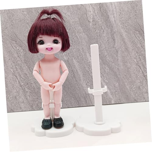 Milisten 12 Stück Teiliges Weiß Stabile Mini figurhalter für Puppen Doll Display Supports mit Rutschfestem Standfuß Geeignet für Puppenzubehör und Mädchen Milisten 12 Stück Teiliges Weiß Stabile Mini figurhalter für Puppen Doll Display Supports mit Rutschfestem Standfuß Geeignet für Puppenzubehör und Mädchen von Milisten