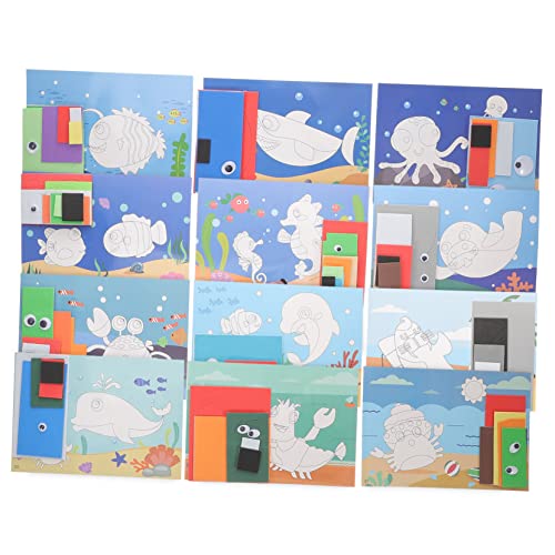 Milisten 12 Stück Tier Puzzle Aufkleber für Teiliges DIY Bastelmaterial aus Eva für Kreative Lernmethoden für Vorschule und Motorikförderung Milisten 12 Stück Tier Puzzle Aufkleber für Teiliges DIY Bastelmaterial aus Eva für Kreative Lernmethoden für Vorschule und Motorikförderung von Milisten