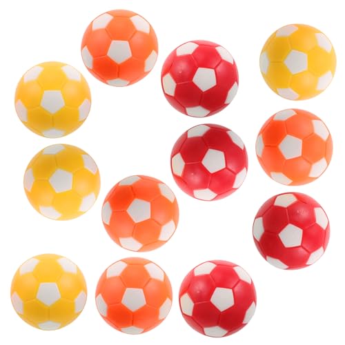 Milisten 12 Stück Tischfußballmaschinenball Tischfußball kleine Bälle Ersatzbälle für Kickerbälle Miniaturbälle Mini Tischfußball Fußballsport die Hüften von Milisten