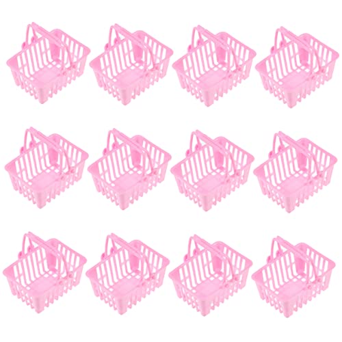 Milisten 12 Teiliges Einkaufskorb Mini Einkaufskorb Für Lebensmittelkorb Körbe Für Kleinkinder Miniatur Einkaufskorb Kinderspielzeug Party Kleines Lebensmittelkorb Rosa Milisten 12 Teiliges Einkaufskorb Mini Einkaufskorb Für Lebensmittelkorb Körbe Für Kleinkinder Miniatur Einkaufskorb Kinderspielzeug Party Kleines Lebensmittelkorb Rosa von Milisten