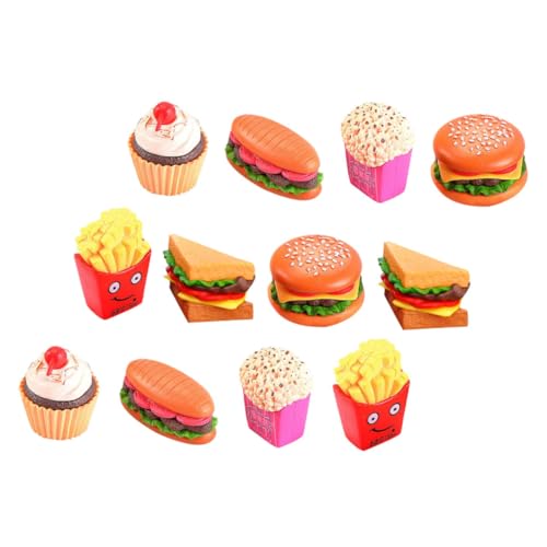 Milisten 12-Teiliges Set Lustiges kochendes Küchengeschirrspielzeug Gefälschtes Fast -Food - Restaurant-Spielsets pädagogisches Spielset mit Essen für Kleinkinder PVC Milisten 12-Teiliges Set Lustiges kochendes Küchengeschirrspielzeug Gefälschtes Fast -Food - Restaurant-Spielsets pädagogisches Spielset mit Essen für Kleinkinder PVC von Milisten