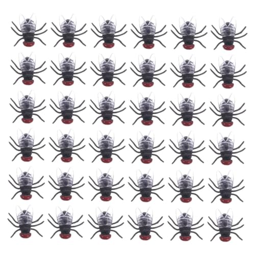 Milisten 120 Stück Realistische Fake Fliegen aus Kunststoff Wiederverwendbare Kleine Stubenfliegen Spielzeuge Täuschend Echte Insekten für Halloween und Aprilscherz Partydekorationen Milisten 120 Stück Realistische Fake Fliegen aus Kunststoff Wiederverwendbare Kleine Stubenfliegen Spielzeuge Täuschend Echte Insekten für Halloween und Aprilscherz Partydekorationen von Milisten