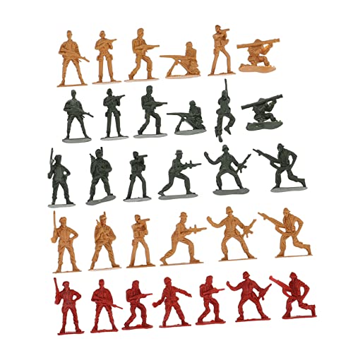 Milisten 120Stücke Kunststoffsoldaten Figuren Imitation Soldaten Action Figuren Verschiedenen Posen Desktop Dekoration Für Jungen Ab Jahren von Milisten