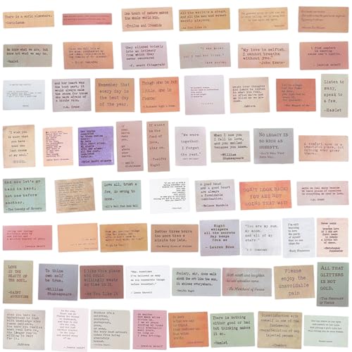 Milisten 120Stücke Selbstklebende Scrapbook Aufkleber mit Inspirierenden Zitaten Vintage Journal Sticker für DIY Planner und und Einfach zu Verwenden Milisten 120Stücke Selbstklebende Scrapbook Aufkleber mit Inspirierenden Zitaten Vintage Journal Sticker für DIY Planner und und Einfach zu Verwenden von Milisten