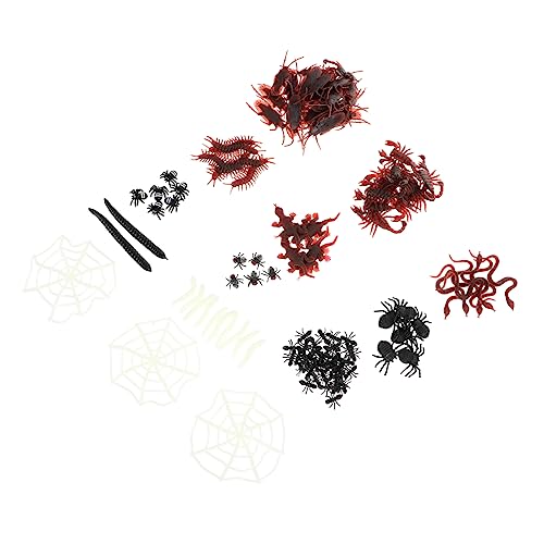 Milisten 128Stücke Halloween Simulierte Insekten Und Würmer Gruselige Spielzeuge Für Halloween Dekoration Und Streiche Partys Und Scherze Emulation Spooky Toy von Milisten