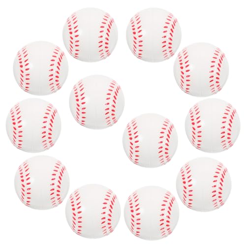 Milisten 12Stücke Elastische Softballbälle für Training und Spiel Sicher und für Jungen und Mädchen von Jahren Drinnen und Draußen von Milisten
