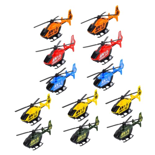 Milisten 12stücke Junge Mädchen Helikopter Spielzeug Bewegliche Miniatur Hubschrauber Für Jungen Und Mädchen Bunte Designs Für Geburtstage Und Spielzeug Für Drinnen Und Draußen von Milisten