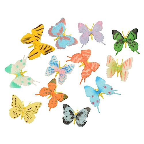 Milisten 12Stücke Lebensechte Schmetterling Figuren Set Insekten Für Erkennungs Und Beobachtungs Im Kindergarten Zufällige Farben Milisten 12Stücke Lebensechte Schmetterling Figuren Set Insekten Für Erkennungs Und Beobachtungs Im Kindergarten Zufällige Farben von Milisten