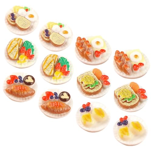 Milisten 12 Stücke Miniatur Lebensmittel Modelle für Puppenhaus Realistische Kleiner Desserts Dekoration und Zubehör für Kleiner Haus Rollenspiel Leicht und Bruchsicher Milisten 12 Stücke Miniatur Lebensmittel Modelle für Puppenhaus Realistische Kleiner Desserts Dekoration und Zubehör für Kleiner Haus Rollenspiel Leicht und Bruchsicher von Milisten