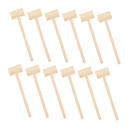 Milisten 12Stücke Mini Holzhammer für Teiliges aus Solidem Holz für Jungen und Fördert die Motorik und Kreativität Sicher und Langlebig Milisten 12Stücke Mini Holzhammer für Teiliges aus Solidem Holz für Jungen und Fördert die Motorik und Kreativität Sicher und Langlebig von Milisten