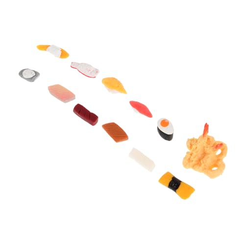 Milisten 12Stücke Miniatur Sushi Figuren Realistische Japanische Lebensmittel Requisiten für Puppenhaus Miniatur Szenenzubehör Dekorative Mini Hausdekoration Handwerkskunst Milisten 12Stücke Miniatur Sushi Figuren Realistische Japanische Lebensmittel Requisiten für Puppenhaus Miniatur Szenenzubehör Dekorative Mini Hausdekoration Handwerkskunst von Milisten