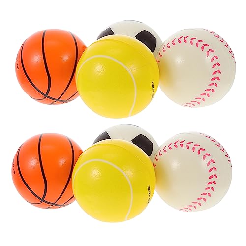 Milisten 12stücke Teiliges Schaumstoffball-Modelle Für Junge Mädchen Basketball Fußball Baseball Bunte Pu Stressbälle Für Drinnen Und Draußen Fördert Die Eltern-Junge von Milisten