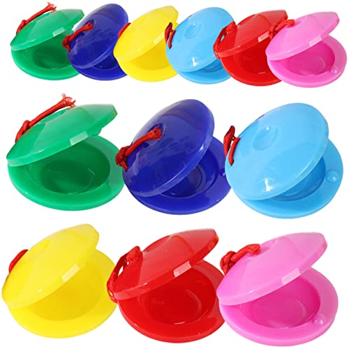 Milisten 12Stücke Teiliges Castanets aus Kunststoff Musikinstrumente für Frühkindliche Bildung Kleine Musiker und Kreative Spielzeiten Bunten Farben Milisten 12Stücke Teiliges Castanets aus Kunststoff Musikinstrumente für Frühkindliche Bildung Kleine Musiker und Kreative Spielzeiten Bunten Farben von Milisten