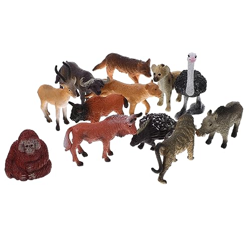 Milisten 12Stücke Teiliges Tiermodell Realistische Wildtierfiguren für Dekoration Lernspielzeug Tierdekoration für Zuhause und Büro Milisten 12Stücke Teiliges Tiermodell Realistische Wildtierfiguren für Dekoration Lernspielzeug Tierdekoration für Zuhause und Büro von Milisten
