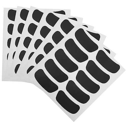 Milisten 14 Blatt Entfernbare Gesichtssticker Schwarze Augen Aufkleber für Sportveranstaltungen Fußball und Baseball DIY Fan Aufkleber für Cheerleading und Anfeuerung von Milisten