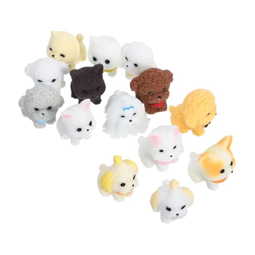 Milisten 14 Kleine Hundefiguren Miniaturtiere Aus Kunstharz Zur Dekoration Von Mikrolandschaften – Kleines Welpenspielzeug – Entzückende Mini Hundeornamente Milisten 14 Kleine Hundefiguren Miniaturtiere Aus Kunstharz Zur Dekoration Von Mikrolandschaften – Kleines Welpenspielzeug – Entzückende Mini Hundeornamente von Milisten