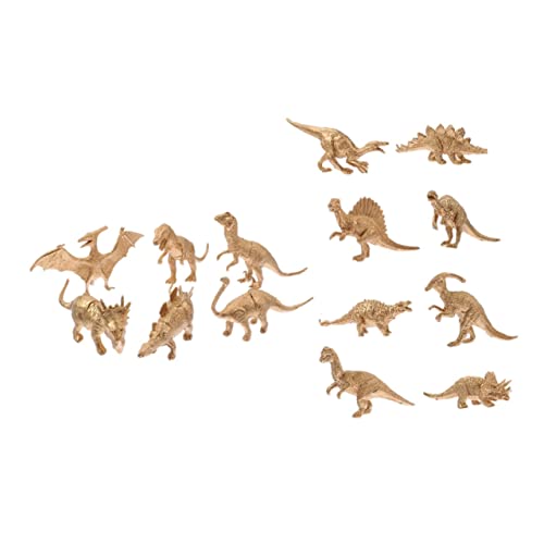 Milisten 14 Stück Teiliges Dino Modellset Realistische Dinosaurier Figuren Dekoration für Partys und Fotorequisiten von Milisten
