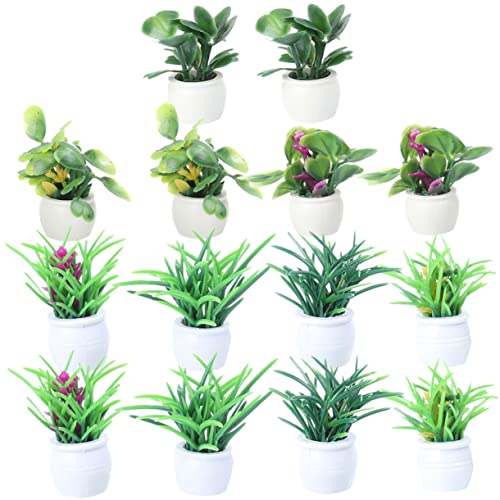 Milisten 14 Stück Teiliges Mini Bonsai Modell Realistische Miniatur Topfpflanzen Langlebige DIY Mikrolandschaft Dekoration für Puppenhäuser und Kleine Gartenarrangements Milisten 14 Stück Teiliges Mini Bonsai Modell Realistische Miniatur Topfpflanzen Langlebige DIY Mikrolandschaft Dekoration für Puppenhäuser und Kleine Gartenarrangements von Milisten