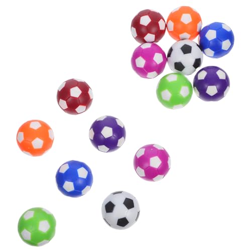 Milisten 14 Stück Teiliges Mini Tischfußball Ersatzball Bunte Kickerbälle für Tischkicker Zubehör Glatte Oberfläche Leicht zu Reinigen Für Indoor Fußballspiel von Milisten
