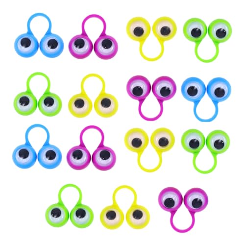 Milisten 15 Stück Fingeraktivitätsring Augäpfel Ringen lustiges Fingerspielzeug Fingerpuppen Neuheit Fingerspielzeug Fingerringpuppen Fingerspiel Plastik Zufällige Farbe Milisten 15 Stück Fingeraktivitätsring Augäpfel Ringen lustiges Fingerspielzeug Fingerpuppen Neuheit Fingerspielzeug Fingerringpuppen Fingerspiel Plastik Zufällige Farbe von Milisten