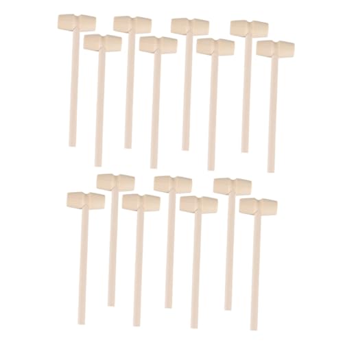 Milisten 15 Stück Kleiner Hammer Mini-holzhammer Aus Holzhämmern Lernspielzeug Für Holzhammer Kleine Holzhämmer Mini-holzhämmer Hölzern von Milisten