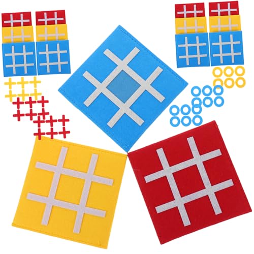 Milisten 15 Stück Schachspiel Mit Neun-Grid-Schach Pädagogisches Interaktives Für Party Interaktives Party Gefälligkeiten Gefühlt von Milisten