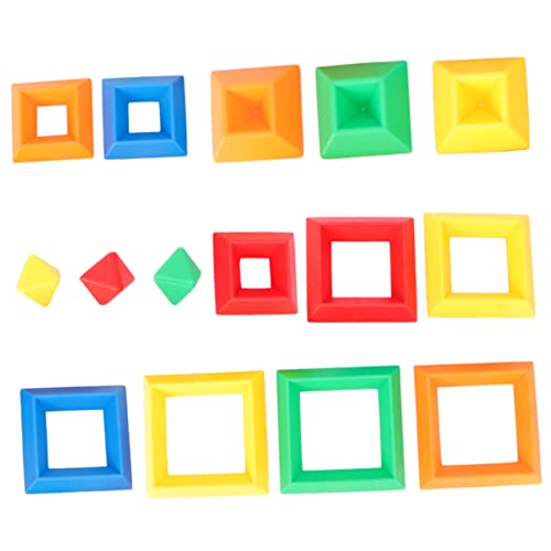 Milisten 15 Stück Teiliges Giza Pyramidenspielzeug für Frühe Bildung Kunststoff Bausteine Zufälligen Farben für Kreative Hand Augen Koordination und DIY Projekte Zufällige Zufällige Farbe Milisten 15 Stück Teiliges Giza Pyramidenspielzeug für Frühe Bildung Kunststoff Bausteine Zufälligen Farben für Kreative Hand Augen Koordination und DIY Projekte Zufällige Zufällige Farbe von Milisten