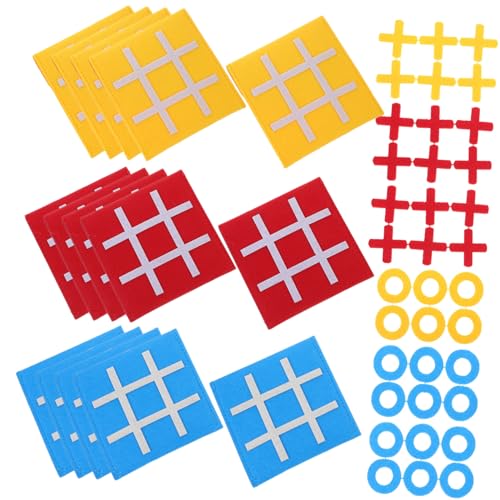 Milisten 15 Stück Teiliges Mini Ticktacktoe Brettspiel aus Filz Buntes Lernspielzeug für Denkfähigkeit und Problemlösung als Partygeschenk und Spielspaß Milisten 15 Stück Teiliges Mini Ticktacktoe Brettspiel aus Filz Buntes Lernspielzeug für Denkfähigkeit und Problemlösung als Partygeschenk und Spielspaß von Milisten