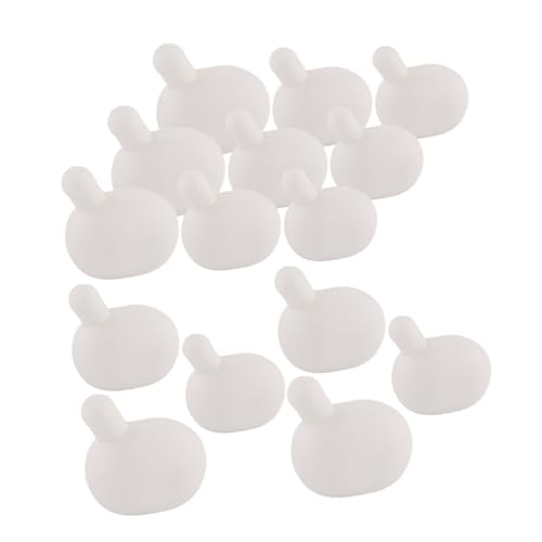 Milisten 15 Stück Teiliges Silikon Bubble Inserts für DIY Squeeze Toys Weiche Ersatzteile für Bubble Doll Supplies Komfortabel Langlebig Einfache Handhabung für Interaktive Seifenblasen von Milisten