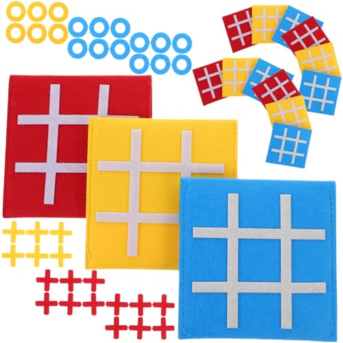 Milisten 15 Stück Teiliges Ticktacktoe Brettspiel für Interaktives Lernspielzeug Leuchtenden Farben aus Robustem Filz für Partys und Familienspiele Fördert Strategisches und Milisten 15 Stück Teiliges Ticktacktoe Brettspiel für Interaktives Lernspielzeug Leuchtenden Farben aus Robustem Filz für Partys und Familienspiele Fördert Strategisches und von Milisten