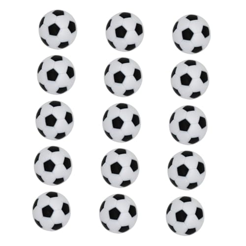 Milisten 15 Stück Teiliges Tischfußball Ersatzball aus Hochwertigem Kunststoff Leicht und Langlebig Passend für Tischkicker Fußballtische Schwarz weiße Bälle für Professionelles Milisten 15 Stück Teiliges Tischfußball Ersatzball aus Hochwertigem Kunststoff Leicht und Langlebig Passend für Tischkicker Fußballtische Schwarz weiße Bälle für Professionelles von Milisten