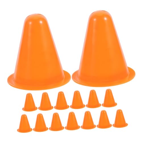 Milisten 15 Stück Teiliges Trainingshütchen Kleine Halbstabile Markierungskegel Orange rutschfest und Bruchfest für Roller Skating Sport Agility Training Kompakt und Langlebig Milisten 15 Stück Teiliges Trainingshütchen Kleine Halbstabile Markierungskegel Orange rutschfest und Bruchfest für Roller Skating Sport Agility Training Kompakt und Langlebig von Milisten
