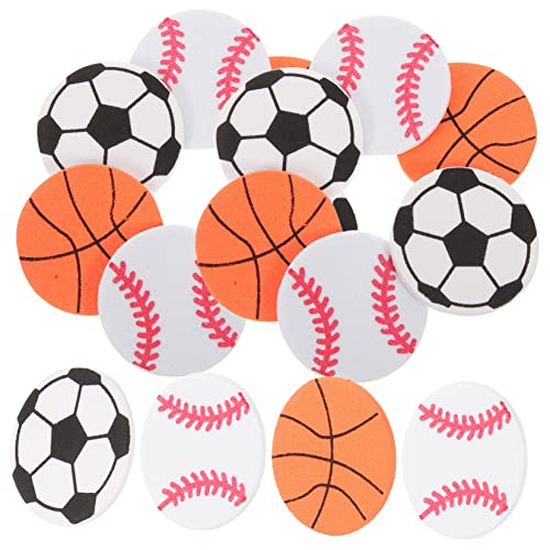 Milisten 150Blätter Aufkleber Selbstklebende DIY Schwamm Aufkleber für Fußball Basketball und Baseball für Kreative Bastelprojekte Dekoration von Wänden von Milisten