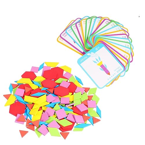 Milisten 155 Stück Geometrie-Puzzle Bambus Milisten 155 Stück Geometrie-Puzzle Bambus von Milisten
