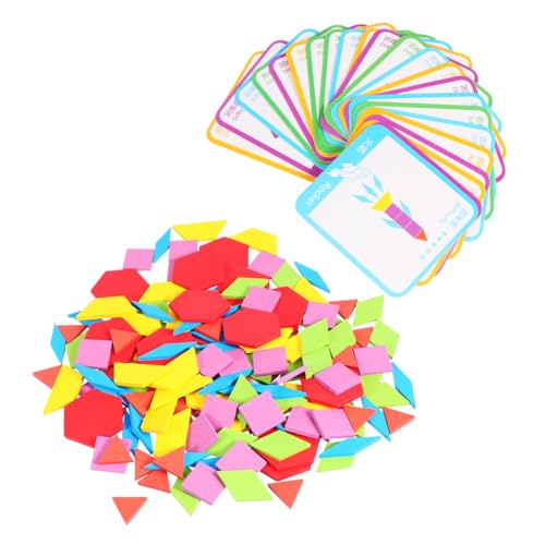 Milisten 155 Stück Teiliges Geometrisches Holzpuzzle Kreatives Lernspielzeug für Fördert Feinmotorik Formen und Farberkennung Montessori zur Frühkindlichen Bildung Milisten 155 Stück Teiliges Geometrisches Holzpuzzle Kreatives Lernspielzeug für Fördert Feinmotorik Formen und Farberkennung Montessori zur Frühkindlichen Bildung von Milisten