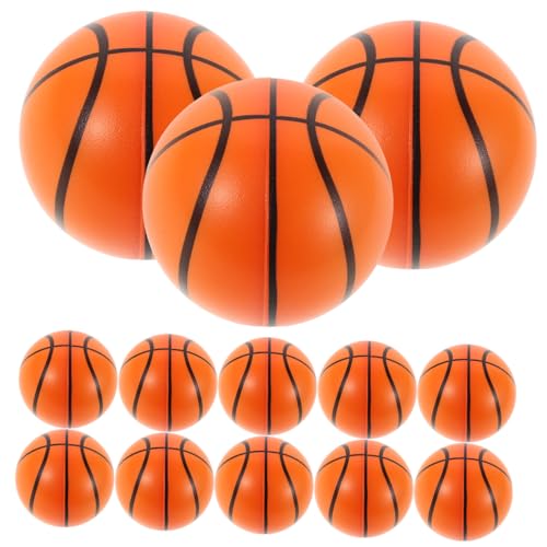 Milisten 15Stücke Geschäumte Basketball Stressbälle für Mini Stressbälle zur Stressbewältigung für Partys und Freizeitaktivitäten Fördert Geschicklichkeit und Motorik von Milisten