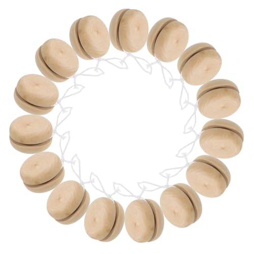 Milisten 15Stücke Handbemalte Holz Yo Yo Bälle für DIY Kreativität und Problemlösungsfähigkeiten Langlebig und Sicher für Outdoor Spiele Milisten 15Stücke Handbemalte Holz Yo Yo Bälle für DIY Kreativität und Problemlösungsfähigkeiten Langlebig und Sicher für Outdoor Spiele von Milisten