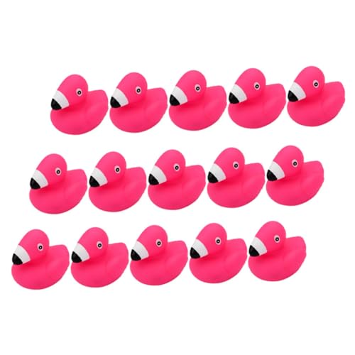 Milisten 15Stücke Teiliges Flamingo Badetierspielzeug für Kleinkinder Quietschendes Badespielzeug aus Sicherem Vinyl für Badewanne und Wasserspaß im Pool Perfektes von Milisten