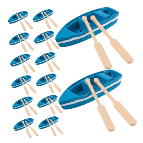 Milisten 16 Satz Teiliges Miniatur-Boote mit Paddeln Kleine Resin-segelboot-Figuren Einfache Montage Vielseitige Küsten Mikro-landschaftsdekoration für Strand Aquarium und DIY-kreativität Milisten 16 Satz Teiliges Miniatur-Boote mit Paddeln Kleine Resin-segelboot-Figuren Einfache Montage Vielseitige Küsten Mikro-landschaftsdekoration für Strand Aquarium und DIY-kreativität von Milisten