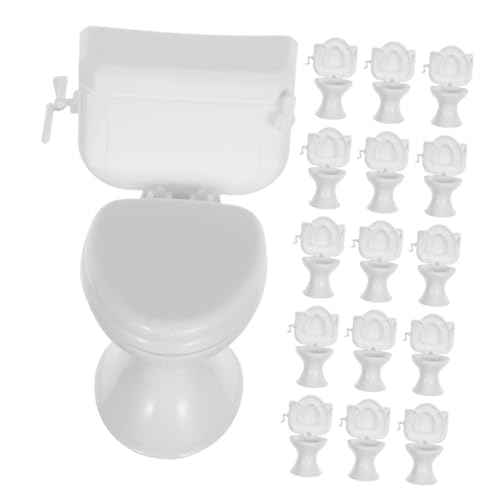 Milisten 16stücke Miniatur-Toilette Aus Kunststoff Für Puppenhäuser Maßstab Kleine Hausmöbel Miniatur-toilettenmodell Puppenhauszubehör Feenhausmöbel Spielzeug Für Rollenspiele Milisten 16stücke Miniatur-Toilette Aus Kunststoff Für Puppenhäuser Maßstab Kleine Hausmöbel Miniatur-toilettenmodell Puppenhauszubehör Feenhausmöbel Spielzeug Für Rollenspiele von Milisten