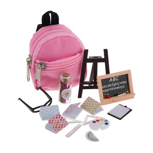 Milisten 16 Stück Schulmaterial Mini-Puppenhausartikel Mini-Schulzubehör Miniatur-Schulbänke Mini -Puppen -Rucksack Mini-Rucksäcke für Puppen Mini-Puppenschulsets Mini-Schulsachen Plastik Milisten 16 Stück Schulmaterial Mini-Puppenhausartikel Mini-Schulzubehör Miniatur-Schulbänke Mini -Puppen -Rucksack Mini-Rucksäcke für Puppen Mini-Puppenschulsets Mini-Schulsachen Plastik von Milisten