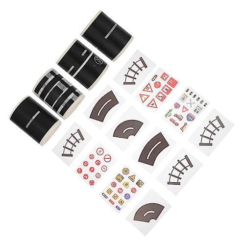 Milisten 16 Stück Teiliges DIY Straßen und Schienennetz Washi Tape Verkehrsklebeband für Kreative Dekoration für Spielräume Lehrreich und Fantasiefördernd Milisten 16 Stück Teiliges DIY Straßen und Schienennetz Washi Tape Verkehrsklebeband für Kreative Dekoration für Spielräume Lehrreich und Fantasiefördernd von Milisten