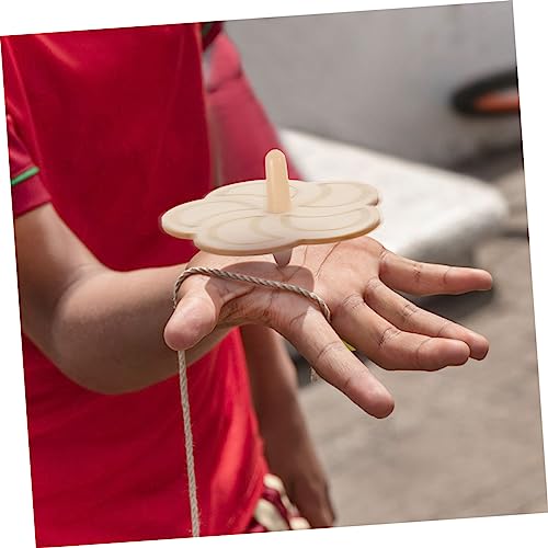 Milisten 18 Stück Teiliges DIY Holz Kreiselspielzeug zum Bemalen Unvollendetes Gyro Bastelset für Kreatives Handwerksspielzeug für Jungen und Mädchen Fördert Feinmotorik und Fantasie von Milisten